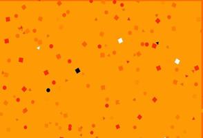 Light Orange vector pattern in polygonal style with circles.