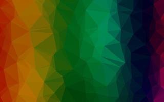 Dark Multicolor, Rainbow vector abstract mosaic backdrop.