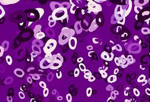 Dark Purple vector layout with circle shapes.