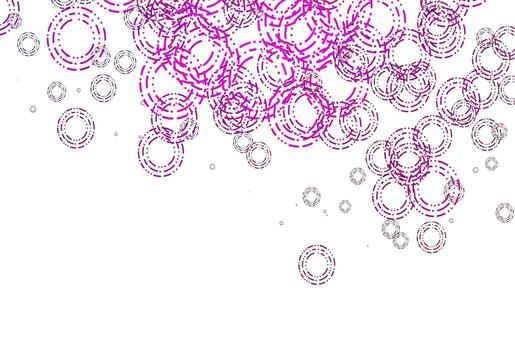 Light Pink vector layout with circle shapes.