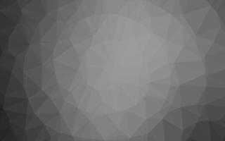 Light Silver, Gray vector triangle mosaic template.