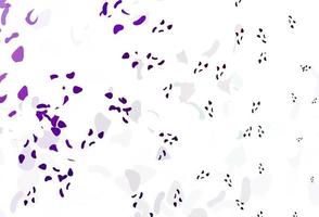 Light Purple vector background with abstract forms.