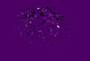 Light Purple vector background with abstract forms.