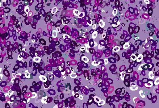 Light Purple vector texture with disks.