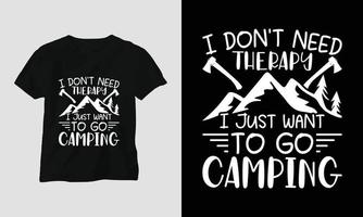 Camping SVG Design with Camp, Tent, Mountain, Jangle, Tree, Ribbon, Hiking silhouette vector