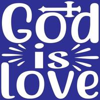 God is love vector