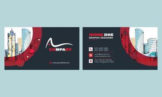 Business card design for the company or Brand. RGB color mode file, ready to print, EPS File vector