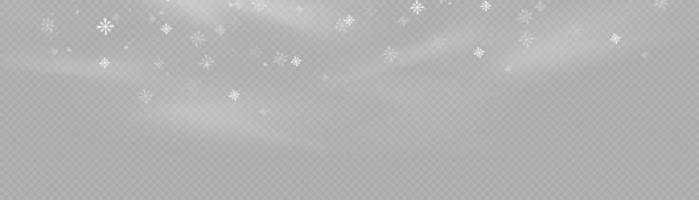 nieve y viento. elemento decorativo degradado blanco.ilustración vectorial. invierno y nieve con niebla. viento y niebla. vector