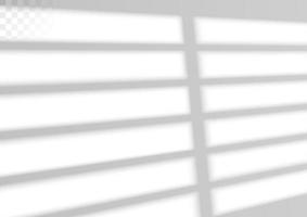 Window and blinds shadow. Realistic light effect of shadows and natural lighting. Vector illustration