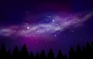 Milky Way Galaxy Background vector