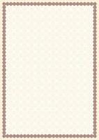 Frame with a background for a certificate vector