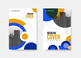 Modern company background design for brochure, annual report, poster, flyer, and layout with size A4 vector