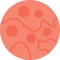 Mars Flat Icon vector