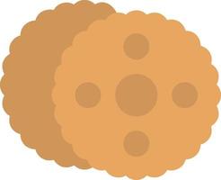 Biscuit Flat Icon vector