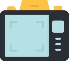 Dslr Camera Display Flat Icon vector