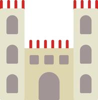 Castle Flat Icon vector