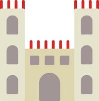 Castle Flat Icon vector