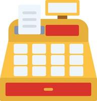 Cash Register Flat Icon vector