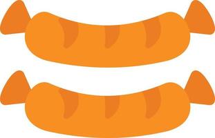 Sausage Flat Icon vector