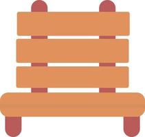 Bench Flat Icon vector