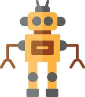 Robot Flat Icon vector