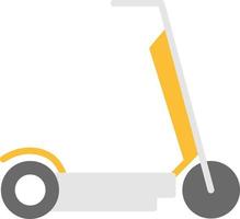 patear scooter icono plano vector