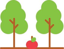 Forest Flat Icon vector