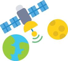 Satellite Flat Icon vector