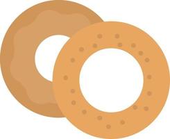 Bagel Flat Icon vector