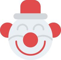 Clown Flat Icon vector