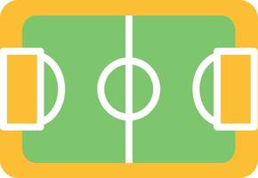 Soccer Field Flat Icon vector