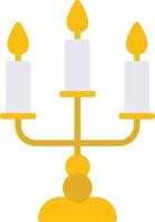 Candelabra Flat Icon vector