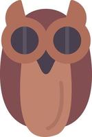 Owl Flat Icon vector