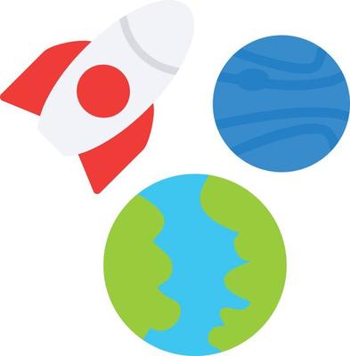 Space Flat Icon