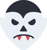 Dracula Flat Icon vector