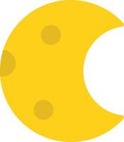 Moon Phase Flat Icon vector