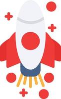 Rocket Flat Icon vector