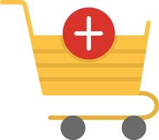 Add To Cart Flat Icon vector