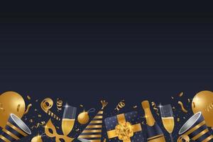 Happy New Year Background vector