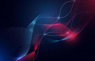 Abstract Lines And Waves Background vector