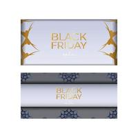 Celebration Poster For Black Friday Beige Color with Abstract Pattern vector
