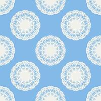 Quatrefoil geometric seamless pattern, background, vector illustration in mint blue, soft turquoise color and white.