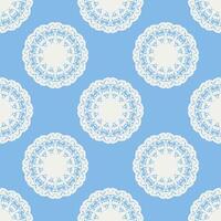 Quatrefoil geometric seamless pattern, background, vector illustration in mint blue, soft turquoise color and white.