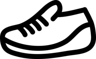 Flat sneakers, illustration, vector on a white background