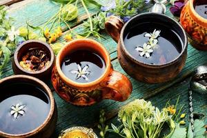 Herbal flower tea photo