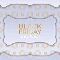 Beige color black friday poster with abstract pattern vector