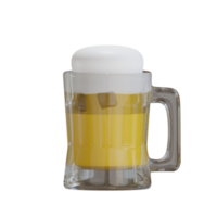 vasos de cerveza 3d