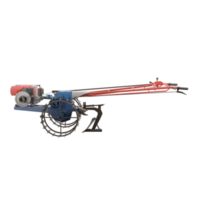 3D render thailand tractor hand control with steel wheels and one pull accessories side view.png illustration. png