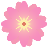 häftig retro blomma png