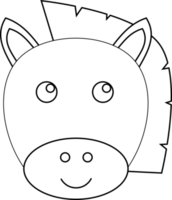 söt zebra ClipArt png